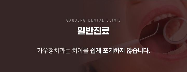 가우정치과 일반진료